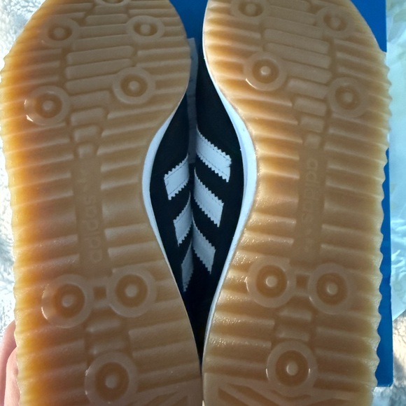 ADIDAS SL 72 RS SHOES KIDS SIZE 6 CORE BLACK/WHT/BLU BRAND NEW IN BOX - Picture 6 of 15